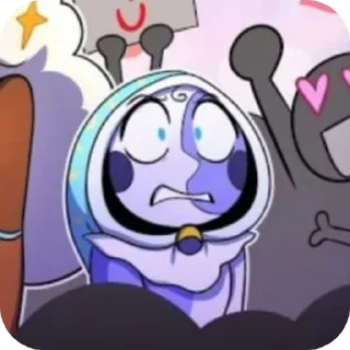 😰 emoji 🌗🌙✨Lunar✨🌙🌓 Telegram sticker 22 of 45