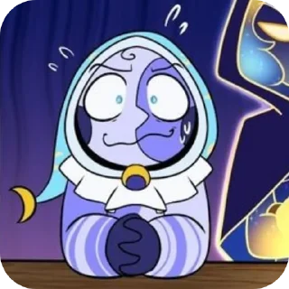 😰 emoji 🌗🌙✨Lunar✨🌙🌓 Telegram sticker 12 of 45
