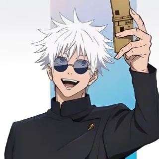 😃 emoji Gojo Satoru @Ralzei228 Telegram sticker 21 of 43