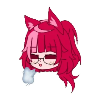 😮‍💨 emoji Милаша Telegram sticker 10 of 39