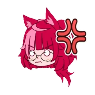 😡 emoji Милаша Telegram sticker 18 of 39