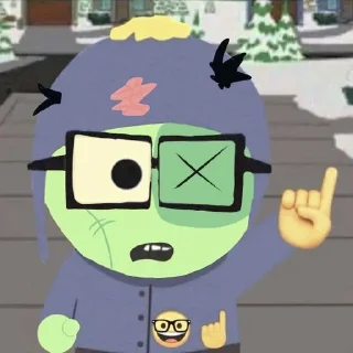 🤓 emoji 🧟 Craig Zombie Telegram sticker 10 of 13