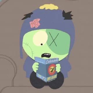 📚 emoji 🧟 Craig Zombie Telegram sticker 6 of 13