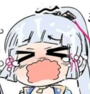 😭 emoji ❄️~Ayaka~💍 Telegram sticker 15 of 76