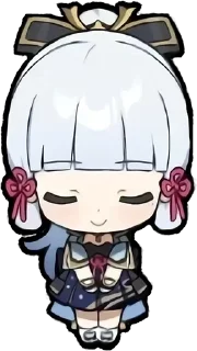😌 emoji ❄️~Ayaka~💍 Telegram sticker 17 of 76