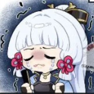 😭 emoji ❄️~Ayaka~💍 Telegram sticker 23 of 76