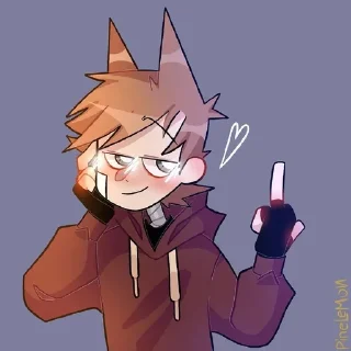 🖕 emoji TomTord by Eddsworld Telegram sticker 4 of 57