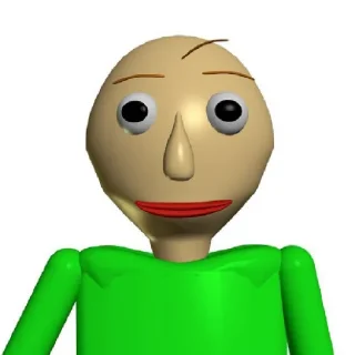 🙂 emoji BALDI Telegram sticker 10 of 20