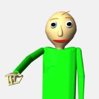 Sticker from BALDI