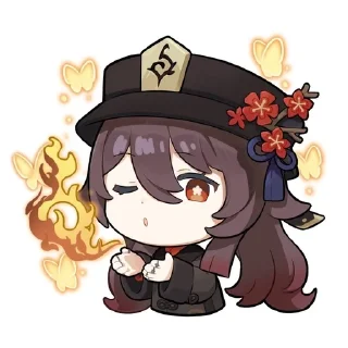 🥰 emoji HuTao Telegram sticker 22 of 28