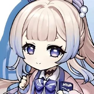 🌟 emoji Kokomi / Кокоми Telegram sticker 21 of 120