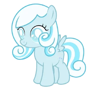 🙂 emoji Snᴏwdrᴏᴩ @Violet_Shine_MLP Telegram sticker 1 of 113