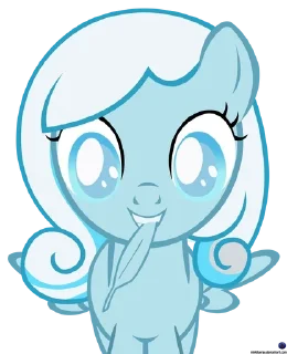 🪶 emoji Snᴏwdrᴏᴩ @Violet_Shine_MLP Telegram sticker 5 of 113