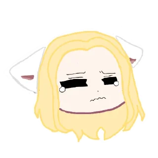 😭 emoji Лана Telegram sticker 7 of 8