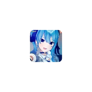 💇 emoji Hoshimachi Suisei @BCPATish Telegram sticker 10 of 43