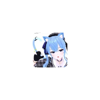 💇 emoji Hoshimachi Suisei @BCPATish Telegram sticker 19 of 43