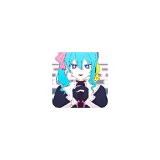 👄 emoji Hoshimachi Suisei @BCPATish Telegram sticker 18 of 43