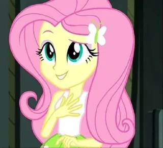 🌟 emoji Fluttershy  Telegram sticker 7 of 25