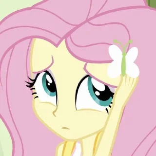 🌟 emoji Fluttershy  Telegram sticker 23 of 25