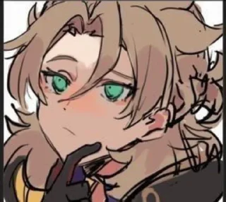 🤔 emoji Albedo @envoyart Telegram sticker 8 of 111