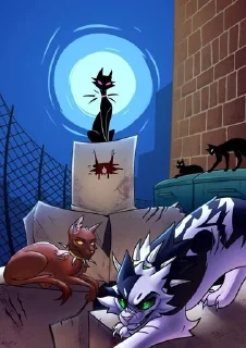 Sticker from Коты-воители топ