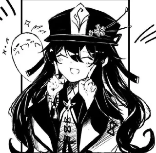 😈 emoji Ху Тао Малышка Telegram sticker 5 of 58