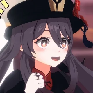 😈 emoji Ху Тао Малышка Telegram sticker 23 of 58