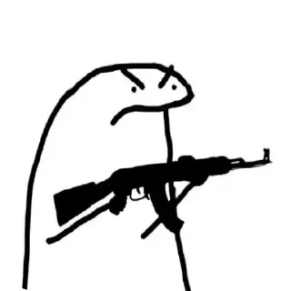 🔫 emoji Мальовані мєми Telegram sticker 19 of 32