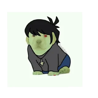 🐕 emoji Gorillaz Telegram sticker 14 of 60