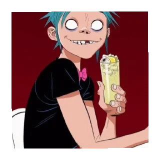 🍸 emoji Gorillaz Telegram sticker 17 of 60