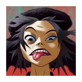 🤢 emoji Gorillaz Telegram sticker 20 of 44