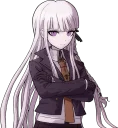 😠 emoji Kirigiri Kyoko Telegram sticker 14 of 26