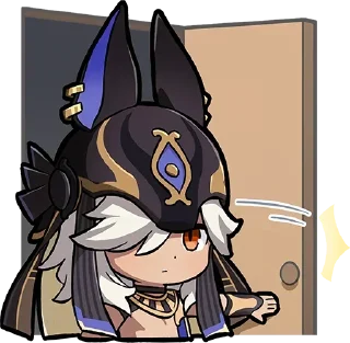 😐 emoji @Genshin_3impact Telegram sticker 13 of 18