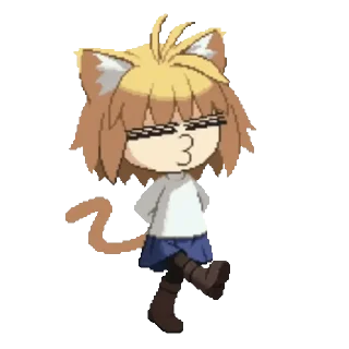 Sticker from {Неко арк / Neco arc} @AkiruLs