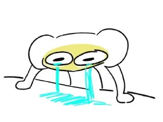 😭 emoji Debonheir memes🙈💛 Telegram sticker 17 of 104