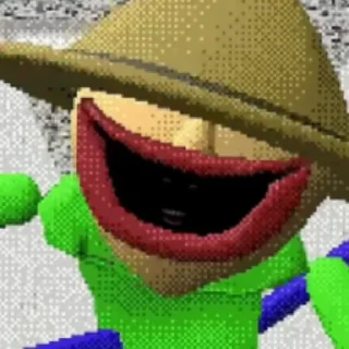 🤠 emoji BALDI Telegram sticker 16 of 20