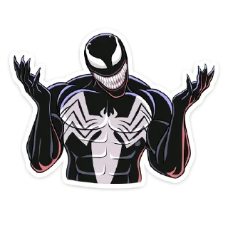 🤷‍♀ emoji Веном (@TgSticker) Telegram sticker 24 of 36