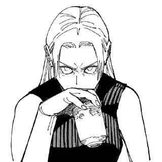😤 emoji Юки Цукумо Telegram sticker 15 of 30