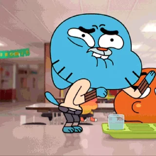 🕺 emoji Gumball @this_is_sticker_party Telegram sticker 10 of 30