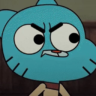 👿 emoji Gumball @this_is_sticker_party Telegram sticker 22 of 30