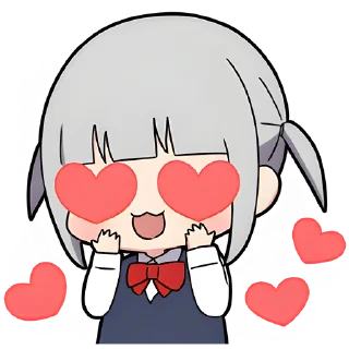 🥰 emoji Вежливая-тян @nyasticks Telegram sticker 22 of 41