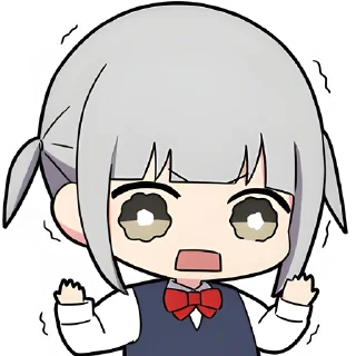 😱 emoji Вежливая-тян @nyasticks Telegram sticker 18 of 41