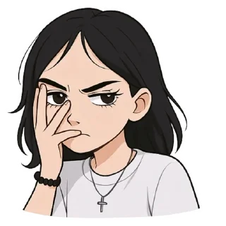 😒 emoji LEPUCHKA Telegram sticker 2 of 10