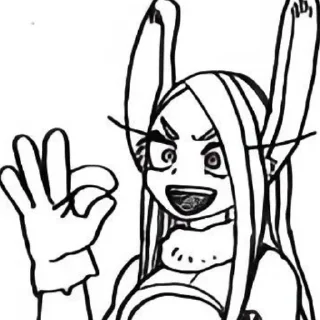 👌 emoji 🐰 miruko Telegram sticker 16 of 34