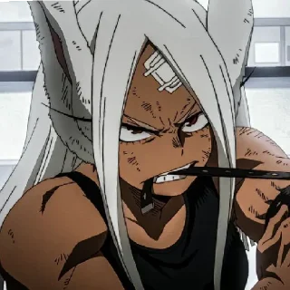 😕 emoji 🐰 miruko Telegram sticker 9 of 34