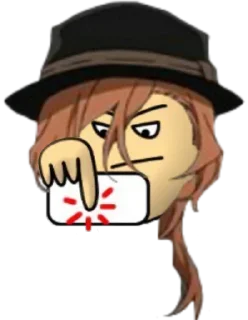😠 emoji Чую, ох как хочу я~ @DazaiStickers Telegram sticker 17 of 25