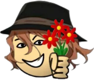 💐 emoji Чую, ох как хочу я~ @DazaiStickers Telegram sticker 10 of 25
