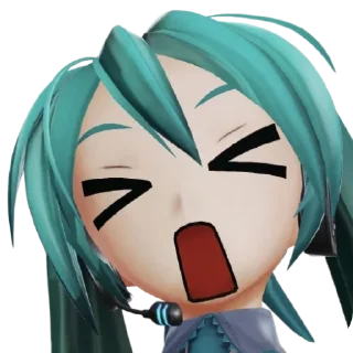 ⛑ emoji Miku by Medvi Telegram sticker 20 of 52