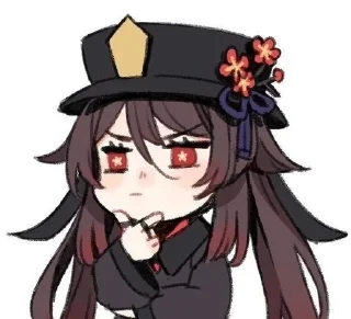 ⚰ emoji Ху Тао✨ Telegram sticker 14 of 120