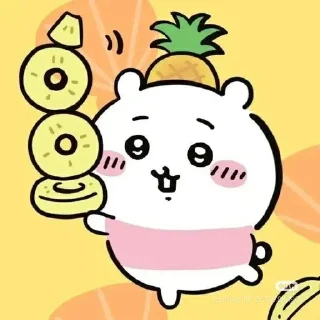 🍍 emoji Chiikawa @fanimee Telegram sticker 7 of 106